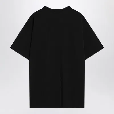 Givenchy Black Cotton T-shirt With Logo In Black
