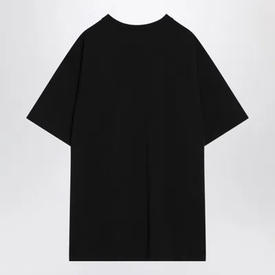Givenchy Black Cotton T-shirt With Logo In Black