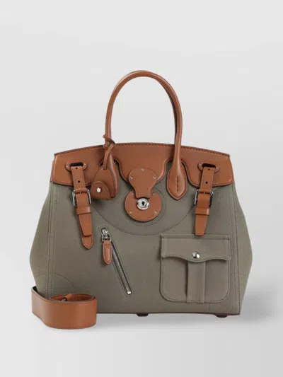 Ralph Lauren Collection Ricky 33 Canvas Handbag