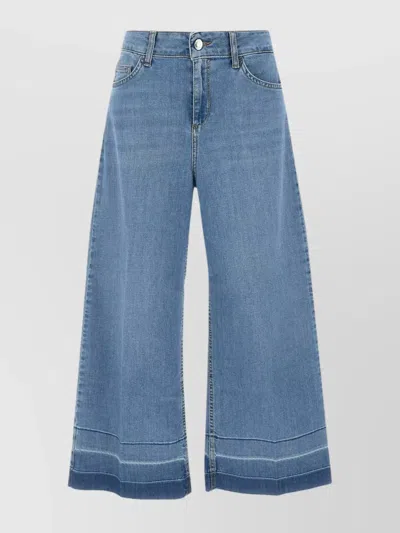 Liu •jo Wide-leg Design Flare Leg Jeans In Blue