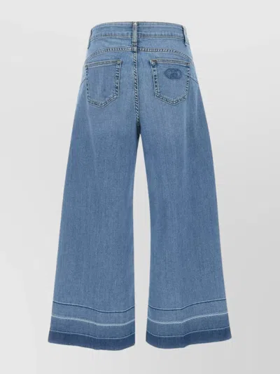 Liu •jo Wide-leg Design Flare Leg Jeans In Blue