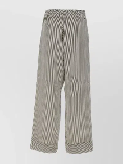 Fabiana Filippi Striped Silk Viscose Trousers