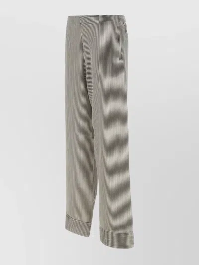 Fabiana Filippi Striped Silk Viscose Trousers