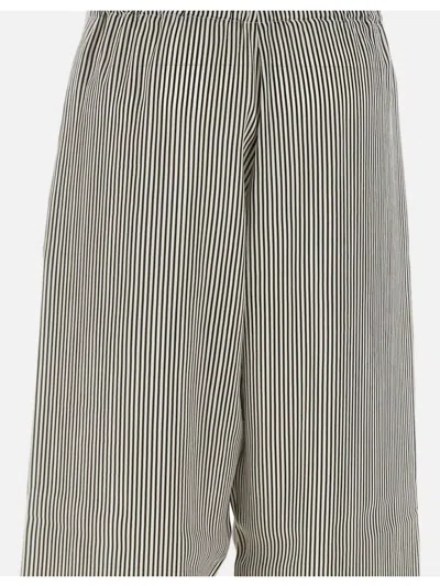 Fabiana Filippi Striped Silk Viscose Trousers