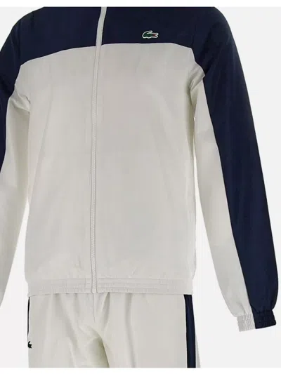 Lacoste Sport Suit Recycled Polyester Logos In Neutral