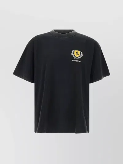 Represent Cotton Crew-neck T-shirt In Black