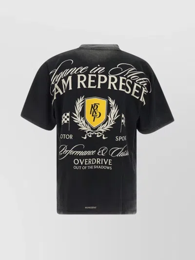 Represent Cotton Crew-neck T-shirt In Black
