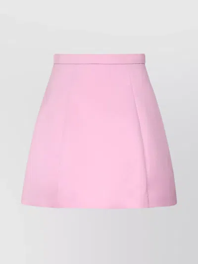 Blumarine Duchesse High-rise Satin Maxi Skirt