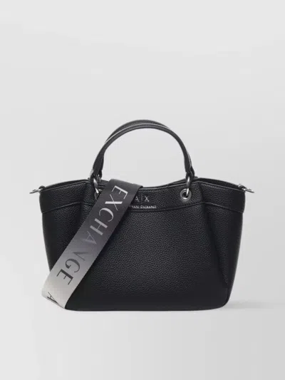 Armani Exchange Bag With Detachable Strap And Dual Handles