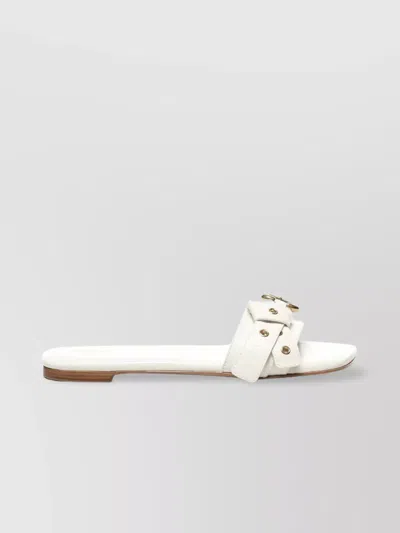 Chloé Mae Sandals With Buckles And Metallic Accents