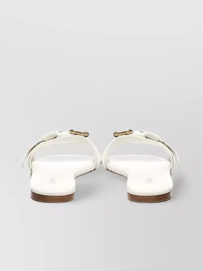 Chloé Mae Sandals With Buckles And Metallic Accents