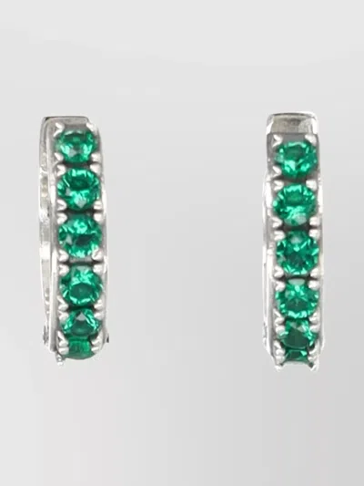 Emanuele Bicocchi Earring Pair Zircone Clear