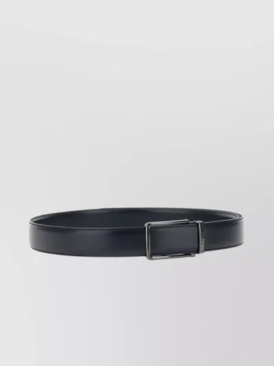 Hugo Boss Leather Belt Austin With Palladium Buckle