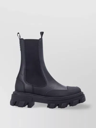 Ganni Chunky Sole Ankle Length Chelsea Boot