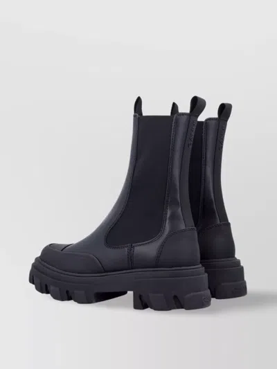 Ganni Chunky Sole Ankle Length Chelsea Boot
