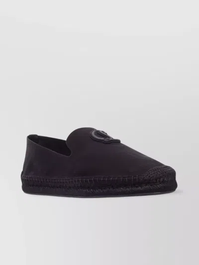 Christian Louboutin Nanou Leather Loafers Featuring Braided Trim