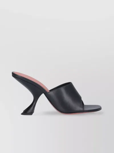 Amina Muaddi Open Toe Heel Design Pumps