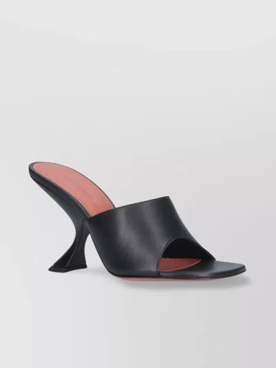Amina Muaddi Open Toe Heel Design Pumps