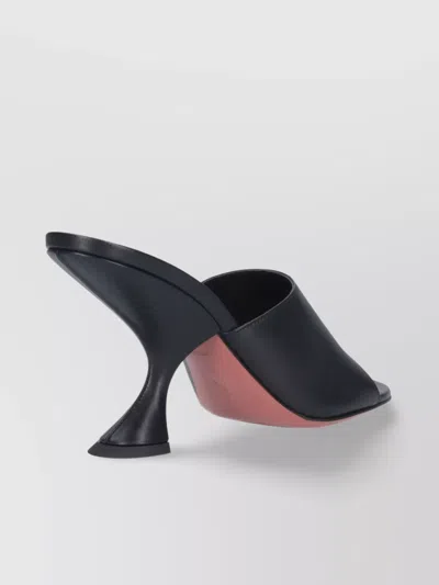 Amina Muaddi Open Toe Heel Design Pumps
