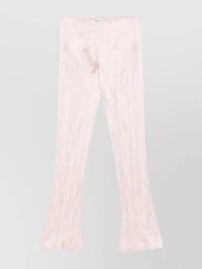 Blumarine Feminine Flared Hem Trousers
