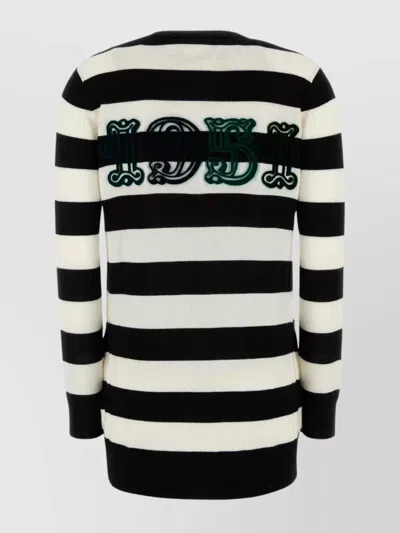 Max Mara Knitwear With Striped Pattern And V-neckline
