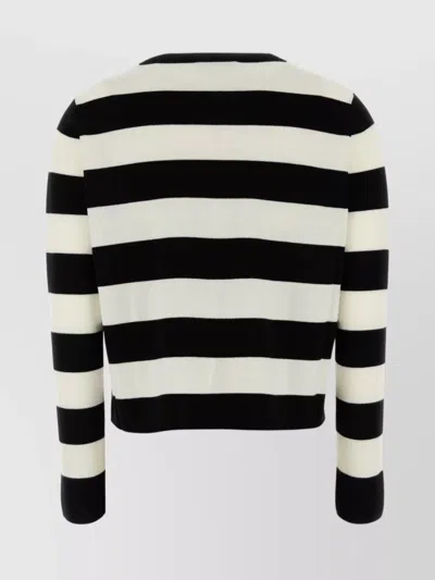 Max Mara Embroidered Wool Viterbo Sweater In Multi