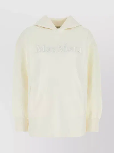 's Max Mara Visiera Logo Jersey Hooded Sweatshirt