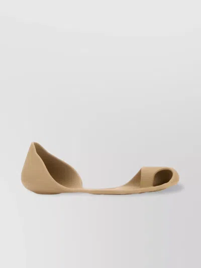 Balenciaga Flat Sole Open Toe Eva Zero Sneakers In Neutral
