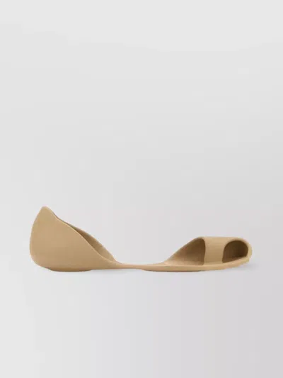 Balenciaga Flat Sole Open Toe Eva Zero Sneakers In Neutral