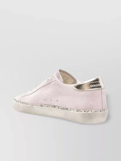Golden Goose Sparkling Low Top Sneakers With Star Detail