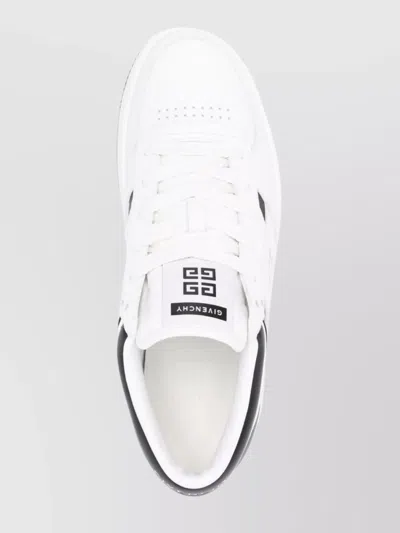 Givenchy G Move Low-top Sneakers In Calf Leather In White