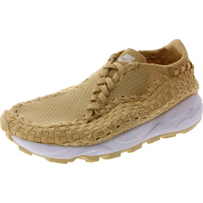 Nike Air Footscape Woven Womens Lifestyle Padded Insole Casual And Fashion Sneakers In Nude