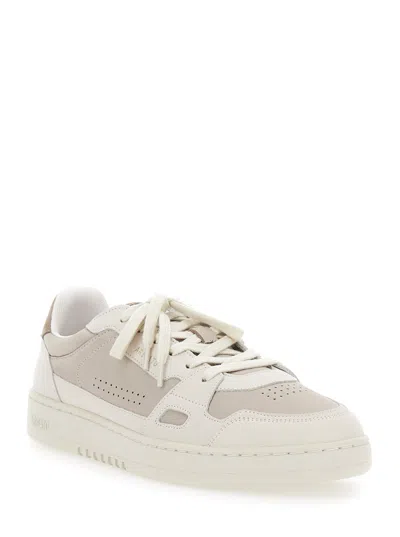 Axel Arigato 'dice Lo' Beige Low Top Sneakers With Logo Patch On The Tongue And Logo Lettering On The Heel