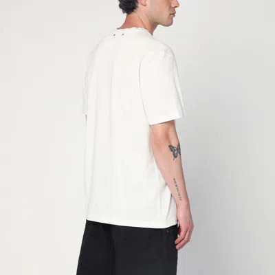 Golden Goose Journey Ms T-shirt Regular Light Cotton Jersey With Print In White