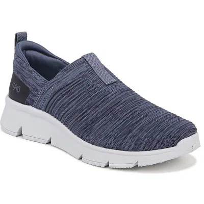 Ryka Captivate Womens Finess Lifestyle Slip-on Sneakers In Blue