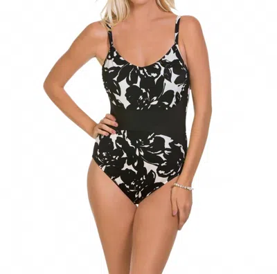 Magicsuit Serena One Piece Swimsuit In Mag Black White