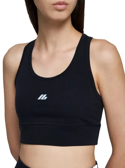 Balenciaga Women Logo Sports Bra In Black
