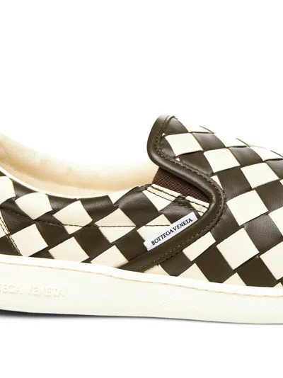 Bottega Veneta Men Sawyer Sneaker City Calfskin Bicolor In White