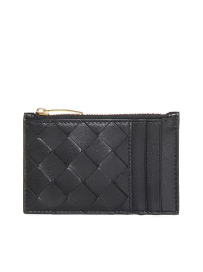 Bottega Veneta Women Intreccio Leather Card Holder  <br/>