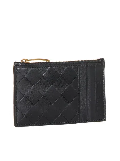 Bottega Veneta Women Intreccio Leather Card Holder  <br/>