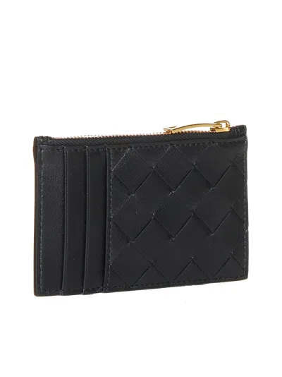 Bottega Veneta Women Intreccio Leather Card Holder  <br/>
