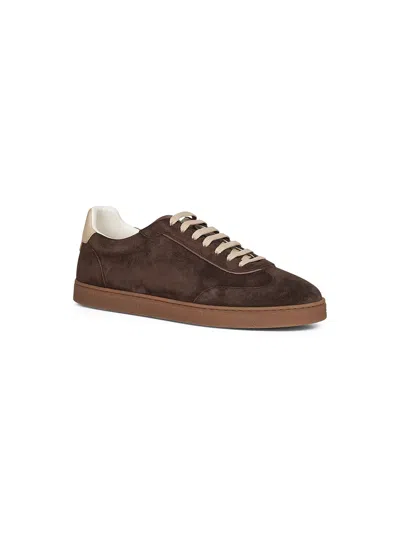 Brunello Cucinelli Men Suede Leather Sneakers
