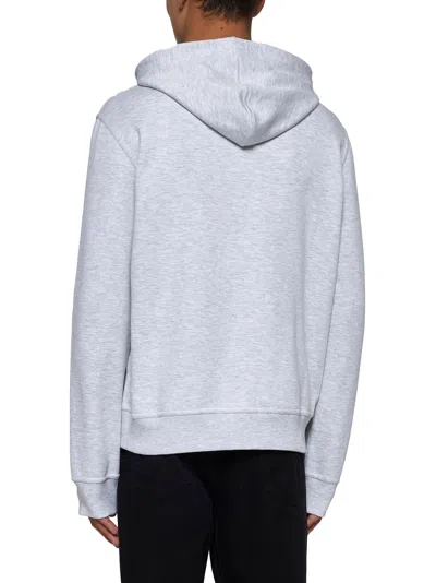 Brunello Cucinelli Cotton, Cashmere And Silk Fleece Zipped Topwear In White