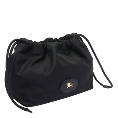 Burberry Women Horseshoe Reversible Pochette With Coulisse