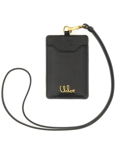 Chloé Chloe' Women Leather Card Holder