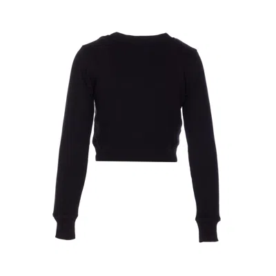 Diesel F-slimmy-od Sweatshirt In Black