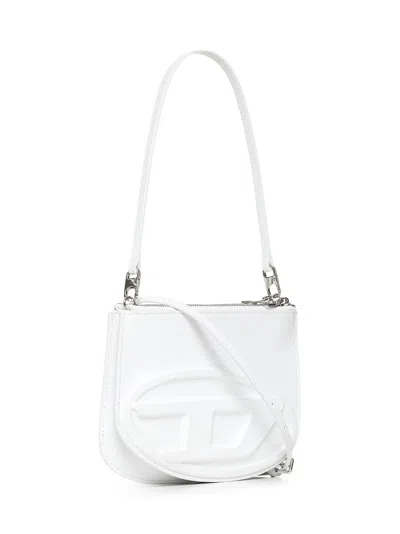 Diesel Women White 1dr Twin Shoulder Bag