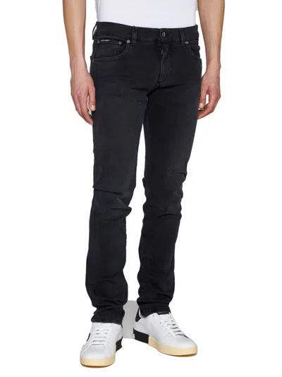 Dolce & Gabbana Men 5 Pocket Jeans Dolce E Gabbana In Blue