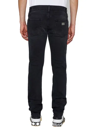 Dolce & Gabbana Men 5 Pocket Jeans Dolce E Gabbana In Blue
