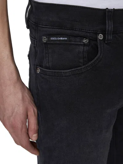 Dolce & Gabbana Men 5 Pocket Jeans Dolce E Gabbana In Blue